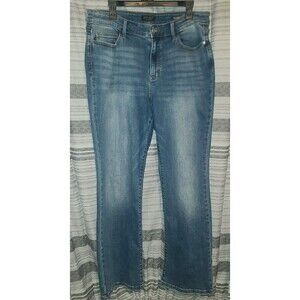 Mid Rise Vintage Wash Button Fly Bootcut by Judy Blue Size 16W JB82547MD